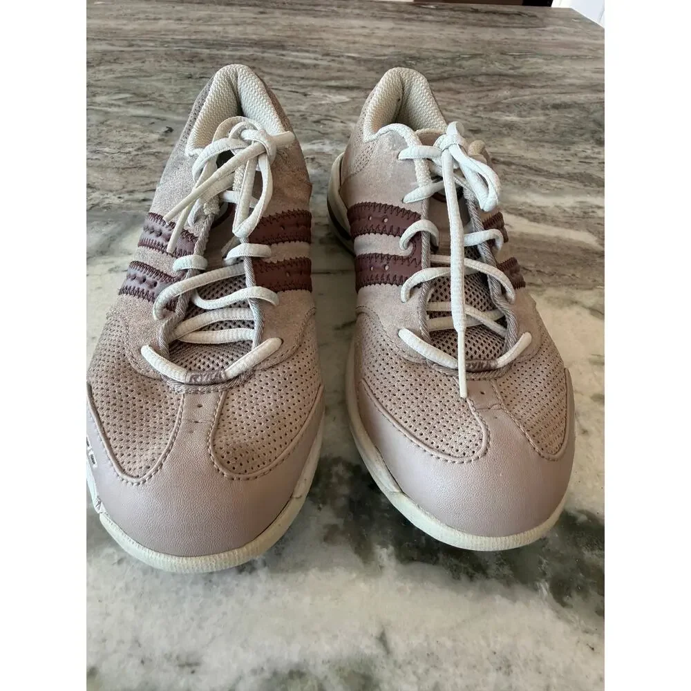 Ryka Ramble Walk Sneakers Womens 7 Beige Brown Walking Shoes Comfort Casual Lace